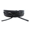 Fashion Women Faux Leather Wrap Around Tie Corset Cinch Waist Wide Dress Belt