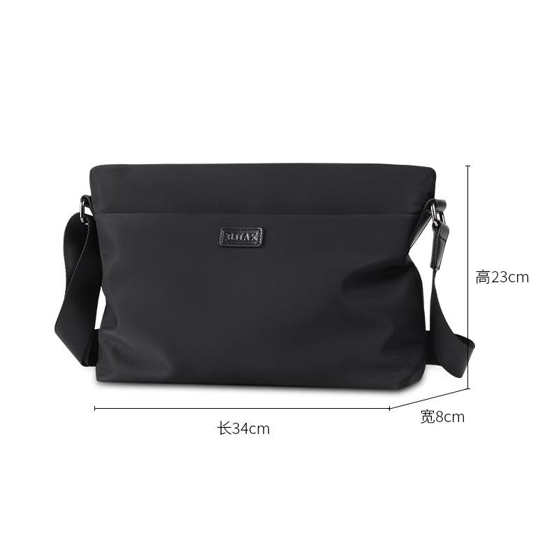Shoulder Bag Portable Small Satchel Fashion Trend Boys Lightweight Messenger Bag Large Capacity Oblique