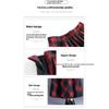 Tooxika New Oversized Woolen Half Skirt For Women With High Waisted Contrasting Plaid Hem Skirt