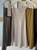 Early Spring Satin Sheen High Waist Mermaid A-line Skirt
