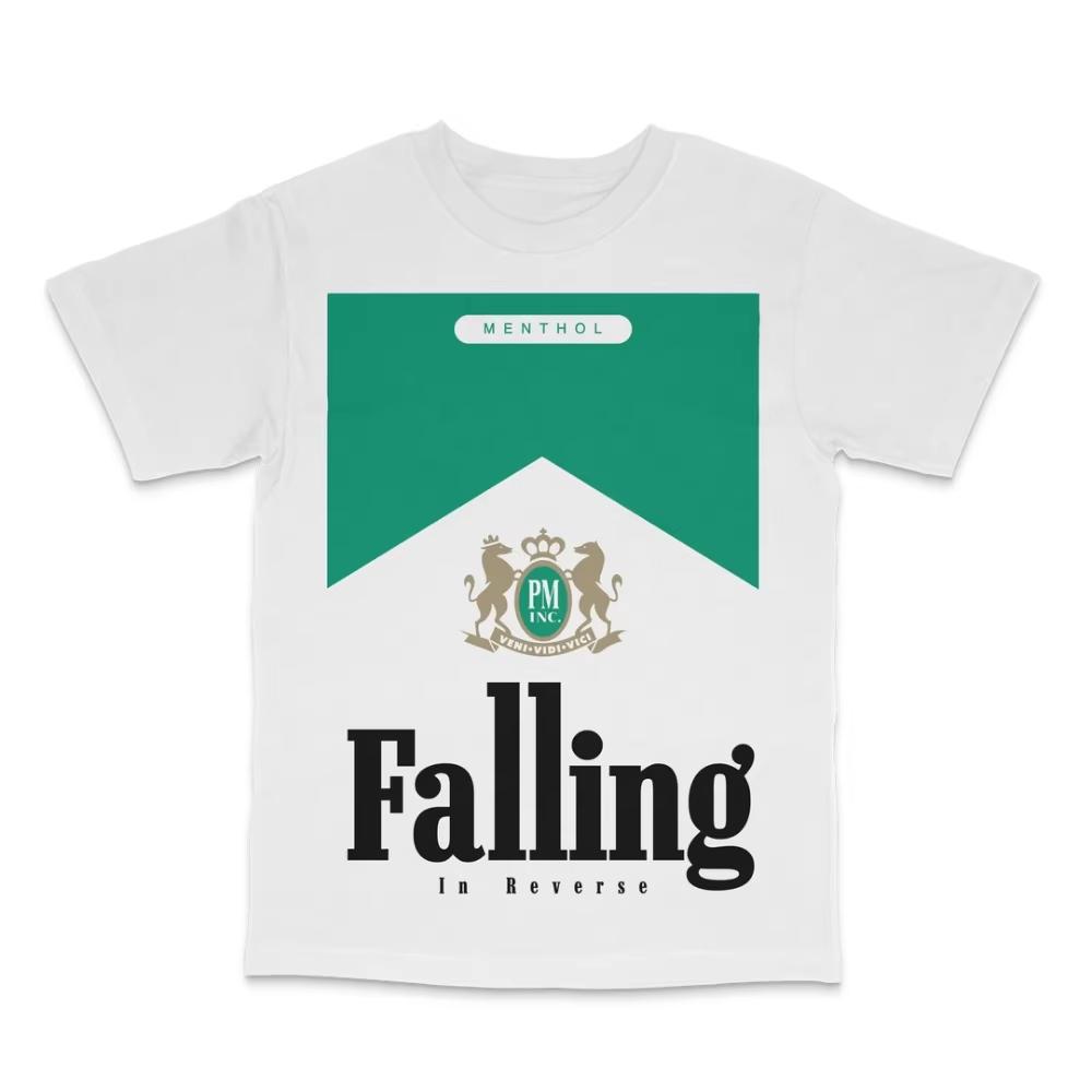 2025 Falling in Reverse Graphic Cotton Shirt Unisex Men Women Summer Short Sleeve Fashion Brand Luxury Casual Vintage Daily Tee