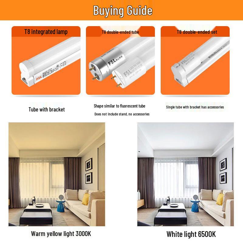 OIMG Classic T8 Glass Fluorescent Tube