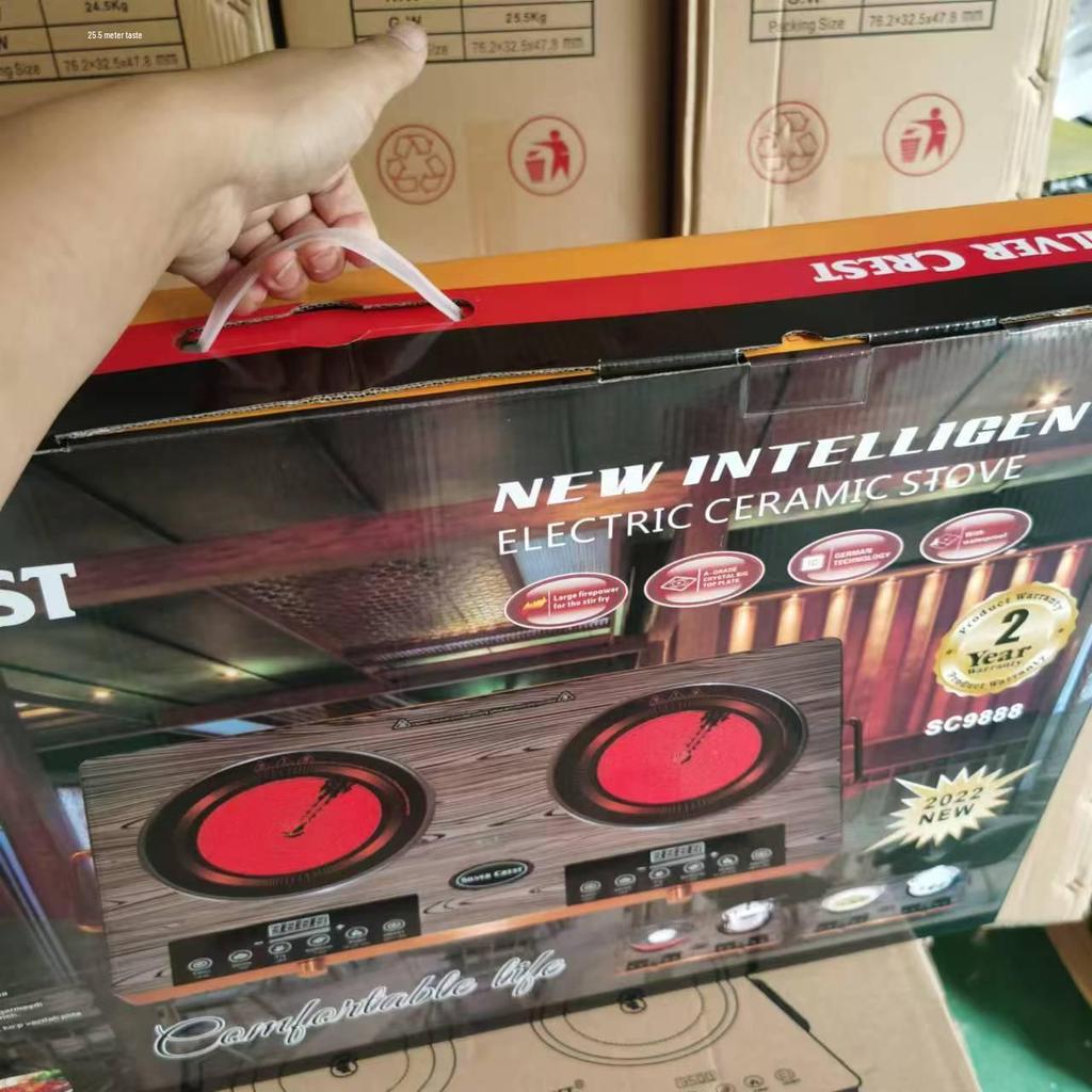 High-Power 3500W Dual-Burner Smart Electric Ceramic Stove
