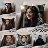 CCatelyn StarkElegant Velvet Cushion Cover Throw Pillow Cover Hidden Button Durable Polyester Chair Cushion