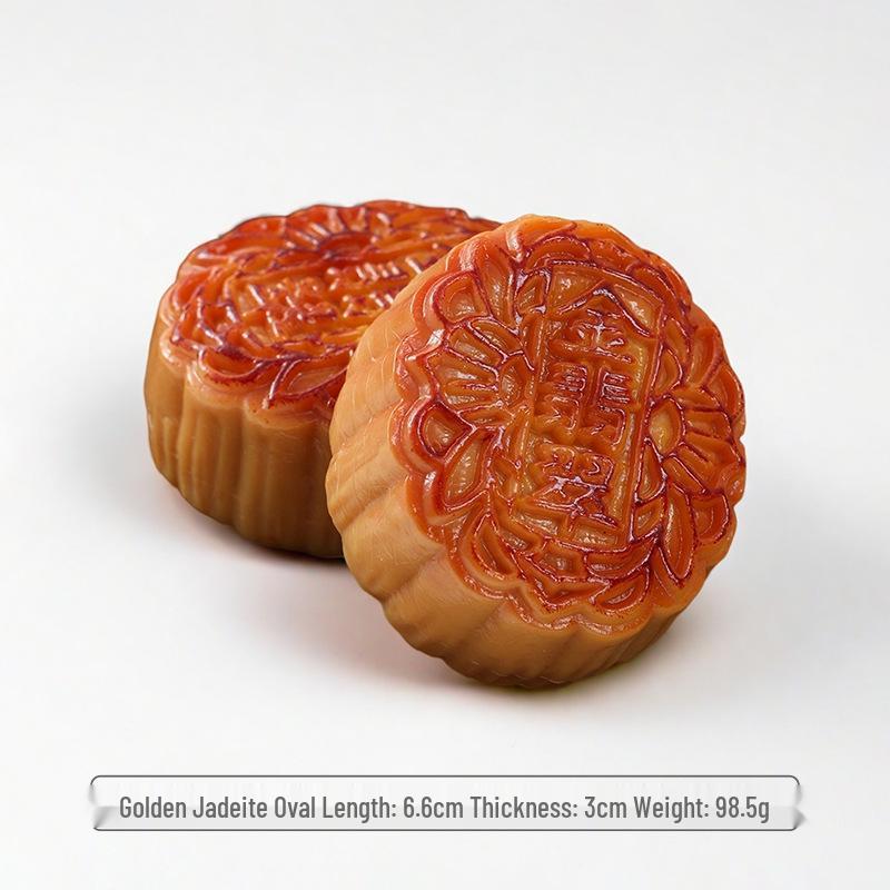PVC Fake Mooncake Toy - Mid-Autumn Festival Egg Yolk, Lotus Seed, Red Bean Paste Flavors - Display/Photography Prop