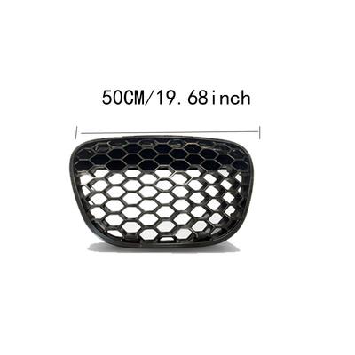 1x Direkter Ersatz ABS Schwarz Wabenmuster Obere Frontgrill für Ibiza Typ 1.59 & Cordoba 2002-2009 - OEM 6L0853651D