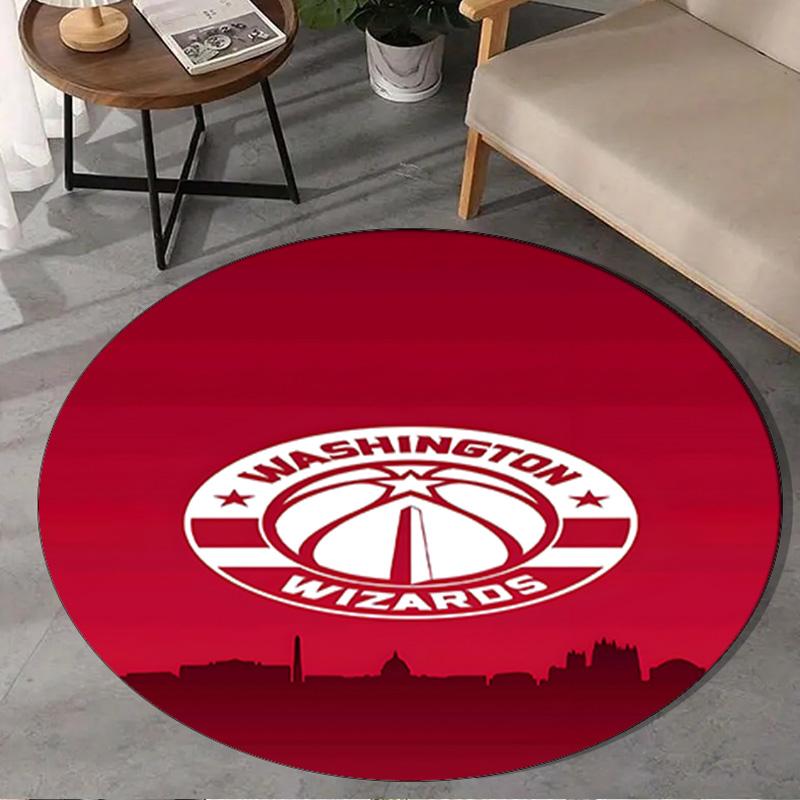 Washington basketball Logo Round Rug for Livingroom,Bedroom, Palyroom, Chair Rug, Area rug, Circle Carpet, Large Size Fan Christmas gift