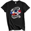 T-shirt Cœurs Chiliens Dominicains Drapeaux Chili République Dominicaine