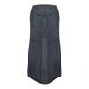Women's Patchwork Casual Loose Skirt Skirt With Pockets Denim Color Skirt