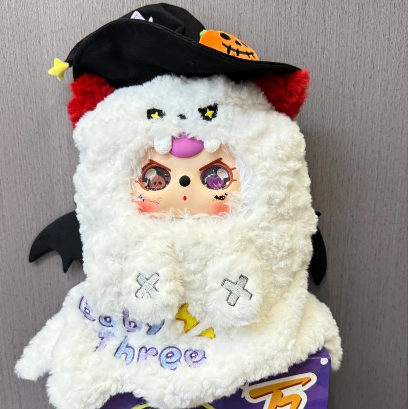 Genuine Baby Three Halloween Limited Series 400% Plush Blind Box Kawaii Trendy Cute and Exquisite Ornaments Halloween Gifts