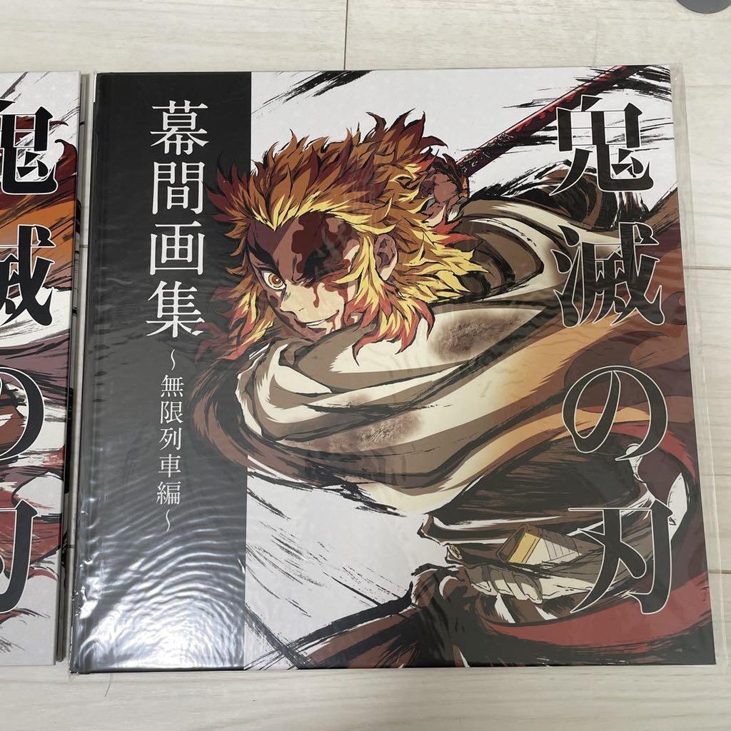 [USED] Demon Slayer: Kimetsu no Yaiba Mugen Train Art Book Set