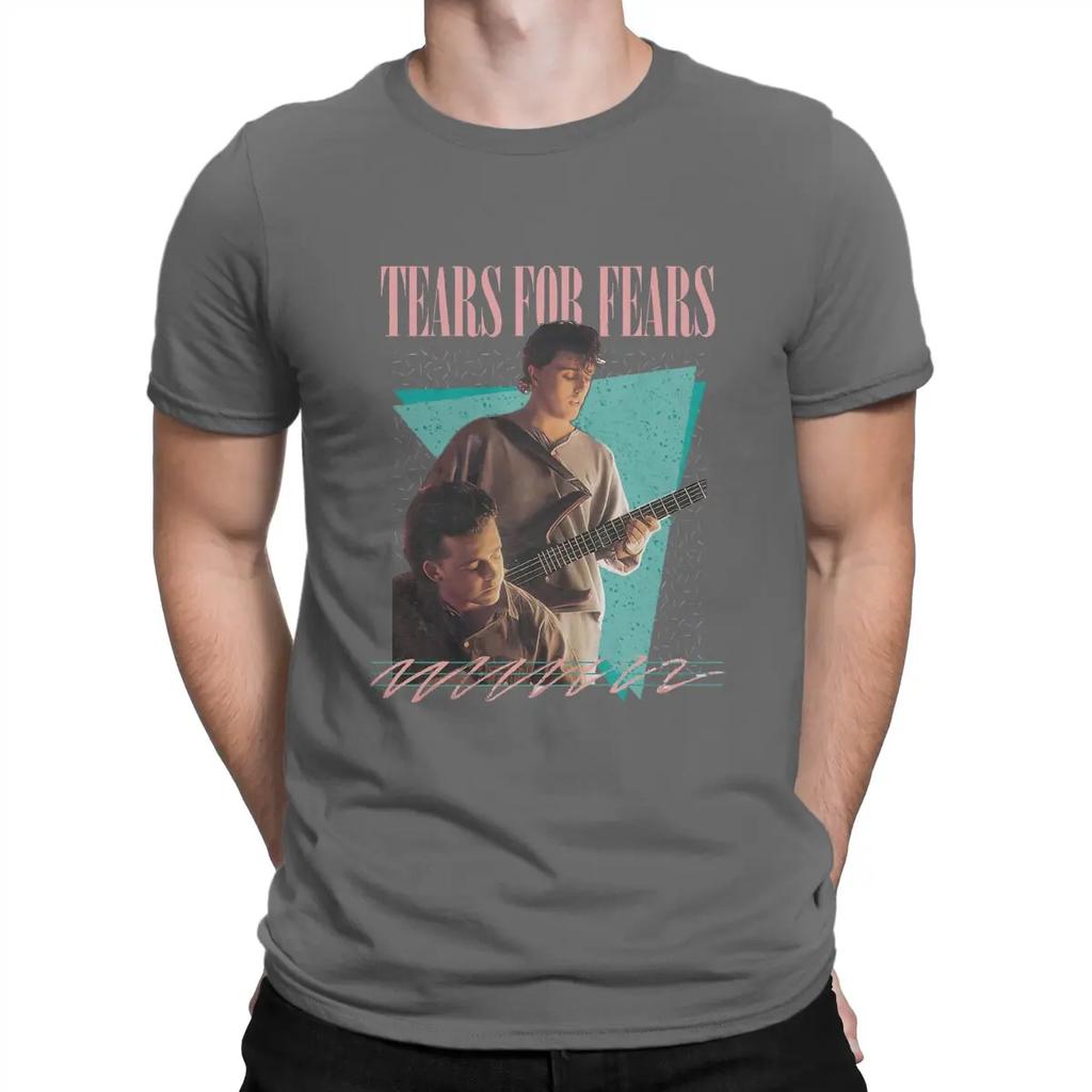 Tears For Fears TShirt 1980s British New Wave Band Fashion T Shirt Original Streetwear New Trend Unisex