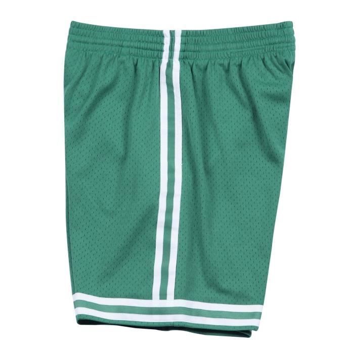 Basketball Shorts - M&n - Boston Celtics Road 1985-86 - White - Men's - Breathable