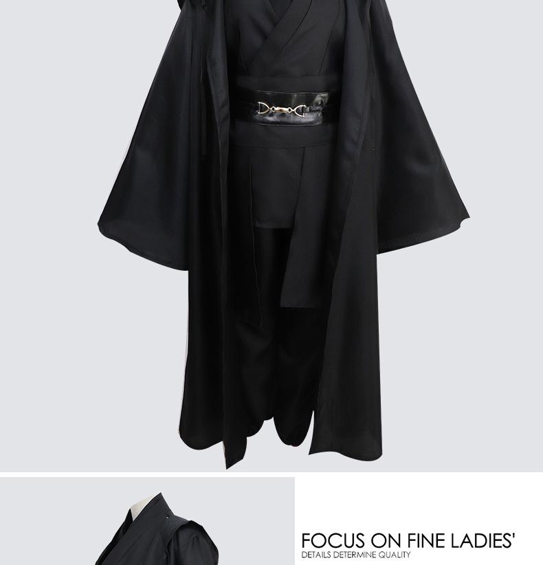 Jinyuan Yijia Anakin Jedi Knight Star Wars Cosplay Costume - Black Suit