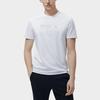 FILA White Special Series American Retro Letter Logo Print Simple Sports Casual Crew Neck Short Sleeve T-Shirt Men Tops F11M317101FWT
