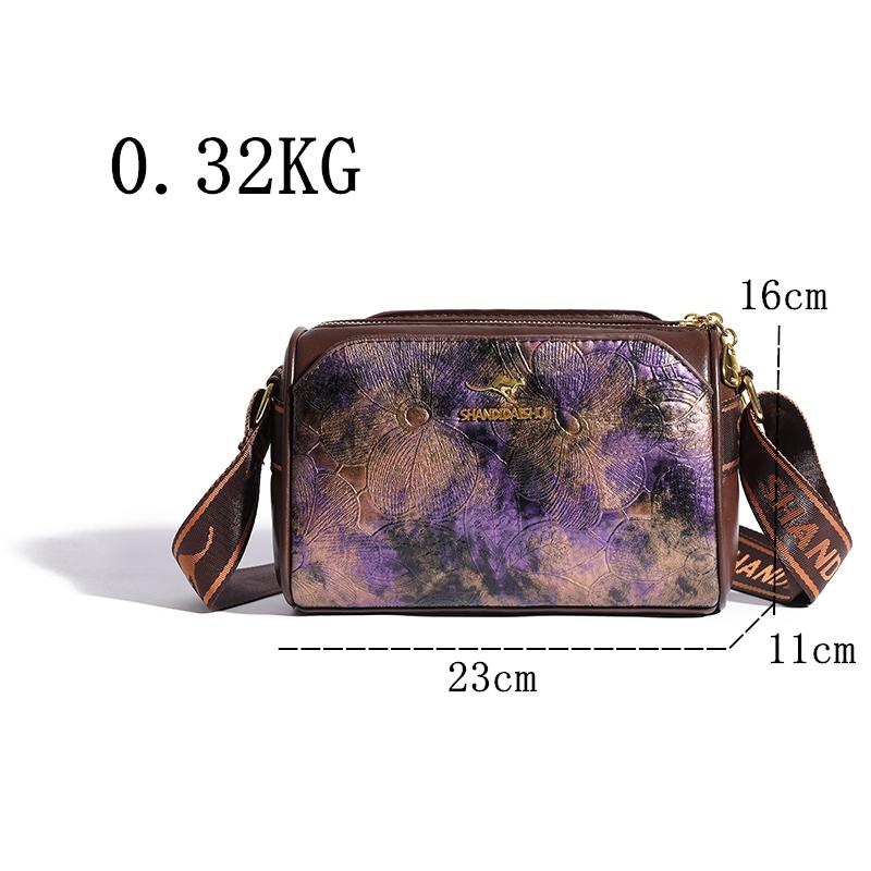 Luxury Printing Light Leather Female Messenger Bag Purses Designer Women Handbag High-quality Shoulder Crossbody Bags Bolsos