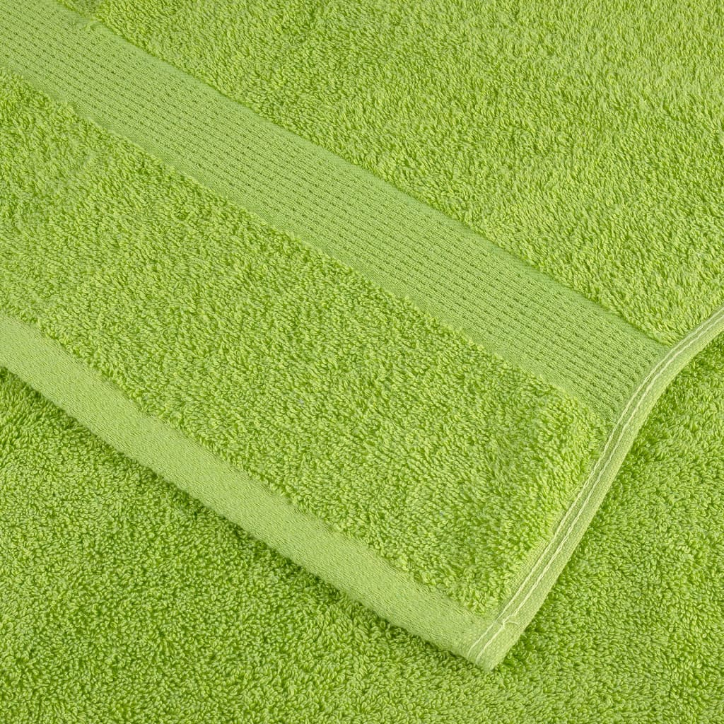 Premium Solund Towels, 10 Pcs., Green, 50X100 Cm, 600 G/Cm²