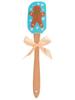 Creative Silicone Spatula with Beech Wood Handle - Perfect for Butter and Cream, Ideal Christmas Gift