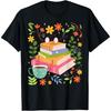 Retro Boho Floral Teacher Back To School Teacher Wildflowers T-Shirt