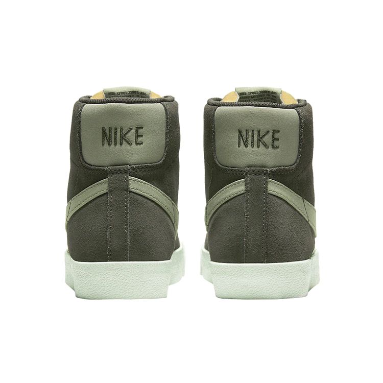 Nike Blazer Olive Mid Top Skate Shoes Women Sneakers Olive-Green DH4271-300
