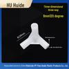 Three-Dimensional Plastic Right Angle Joint Connector for Tent and Studio Accessories