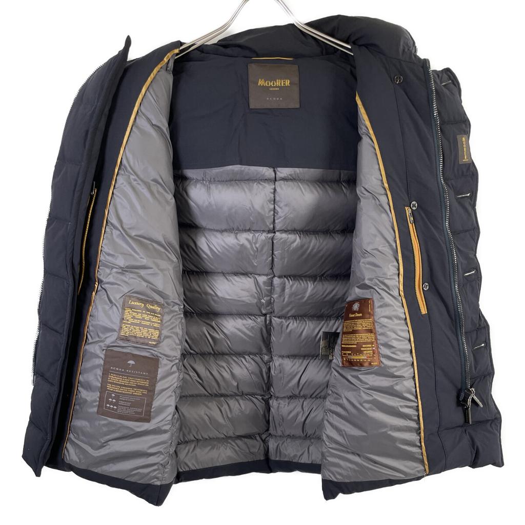 MOORER Navy FLORIO-KN Down Coat coat 46 NavyUsed