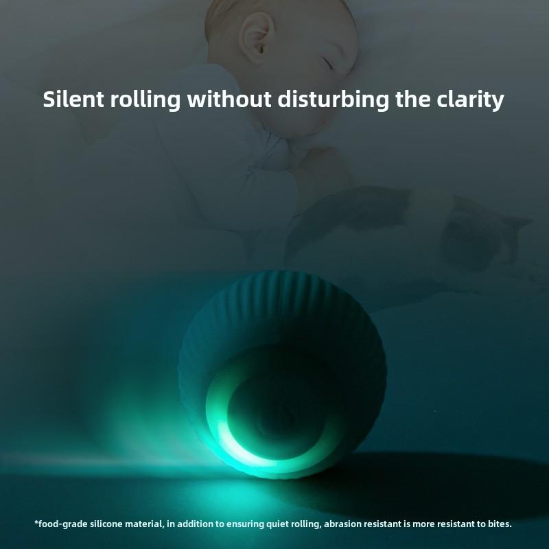 USB Rechargeable Attractive Force Electric Rolling Ball Electric Cat Toy To Amuse The Cat