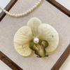 Cloth Flower Hair Clip Butterfly Orchid Girl Hair Clip Cute Orchid Flower Hairpin  Holiday
