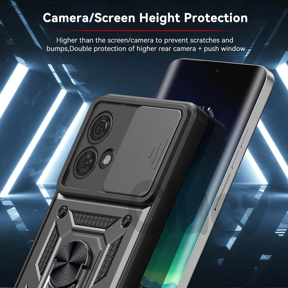 For Motorola Mote Edge 50Ultra 50Pro 50Fusion Deksel Skyv Kamera Støtsikkert Panser For Motorola Moto Edge 40 Neo Ultra Pro Deksel