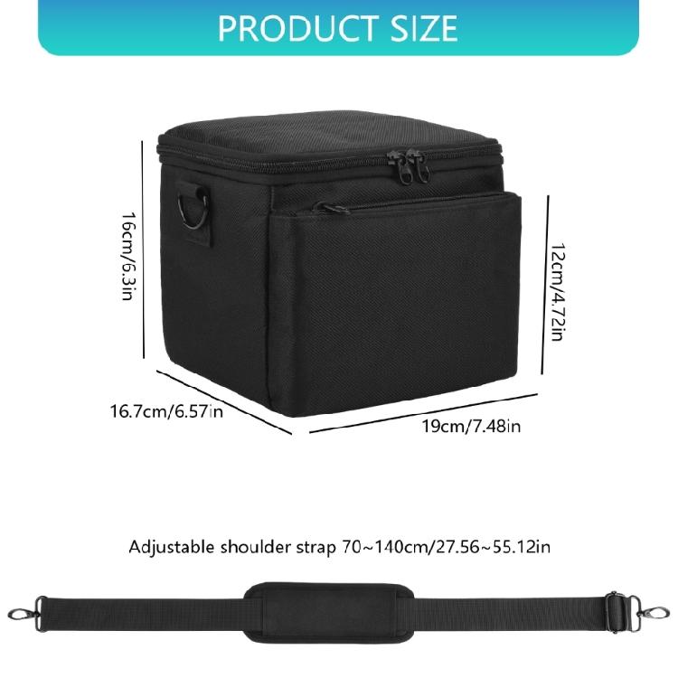Multi Purpose Camera Storage Box Shoulder bag for Digital SLR Cameras Plush Compartments and Front Pocket Design