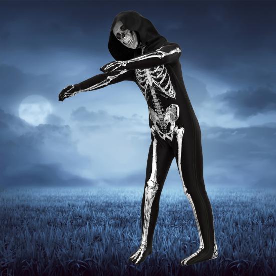 

Костюм на Хеллоуин, мягкий, мягкий, с принтом из молочного волокна, для дома