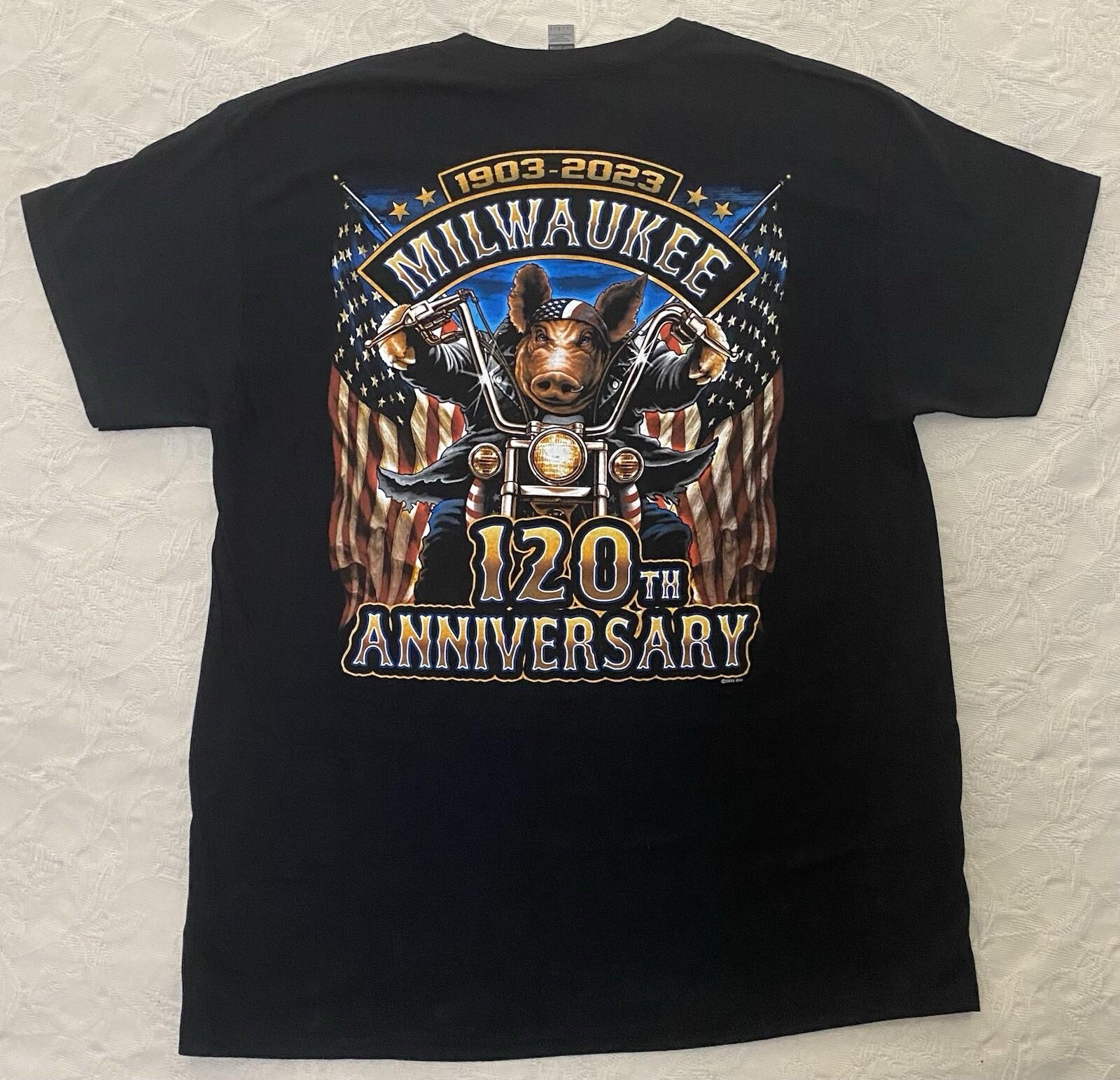 HarleyDavidson 2026 120th Anniversary T-shirt HOG Double Sided Graphic T Size L XXL