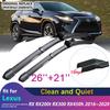 Car Wiper Blades for Lexus RX RX200t RX300 RX450h 2016~ 2017 2018  Front Window Windshield Car Accessories 300 200t 450h