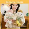 Cute Plushie Rabbit Toy Pp Cotton Filling Children Playroom Decor Gift Children