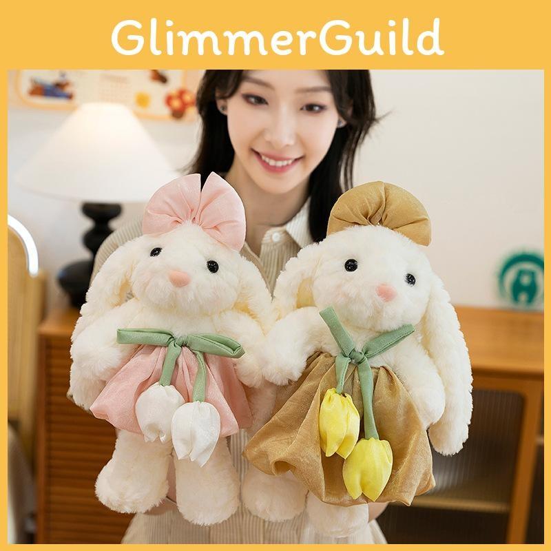 Cute Plushie Rabbit Toy Pp Cotton Filling Children Playroom Decor Gift Children