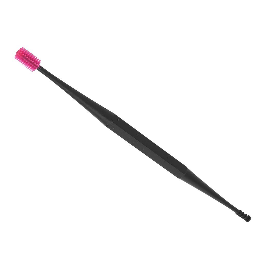 Silicone Spiral Ear Pick Massage Cleaning DoubleHeaded Earpick Earwax Removal Tool(Pink )