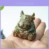 Resin Crystal Cow Figurine With Lucky Fortune For Office Desk Decor Gift For Teens And Adults