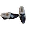 Retro Fleece-Warmschuhe mit Schnalle – Neue Damenschuhe