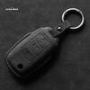 Suede Faux Leather Car Key Case Cover For Vw Tiguan Atlas Arteon Taos Golf Passat B8 Cc Skoda Superb A7 Kodiaq Key Case Keychain