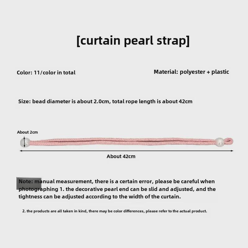Yaratıcı İnci Perde Bağlama İpi - Lüks Oturma Odası Dekorasyonu
