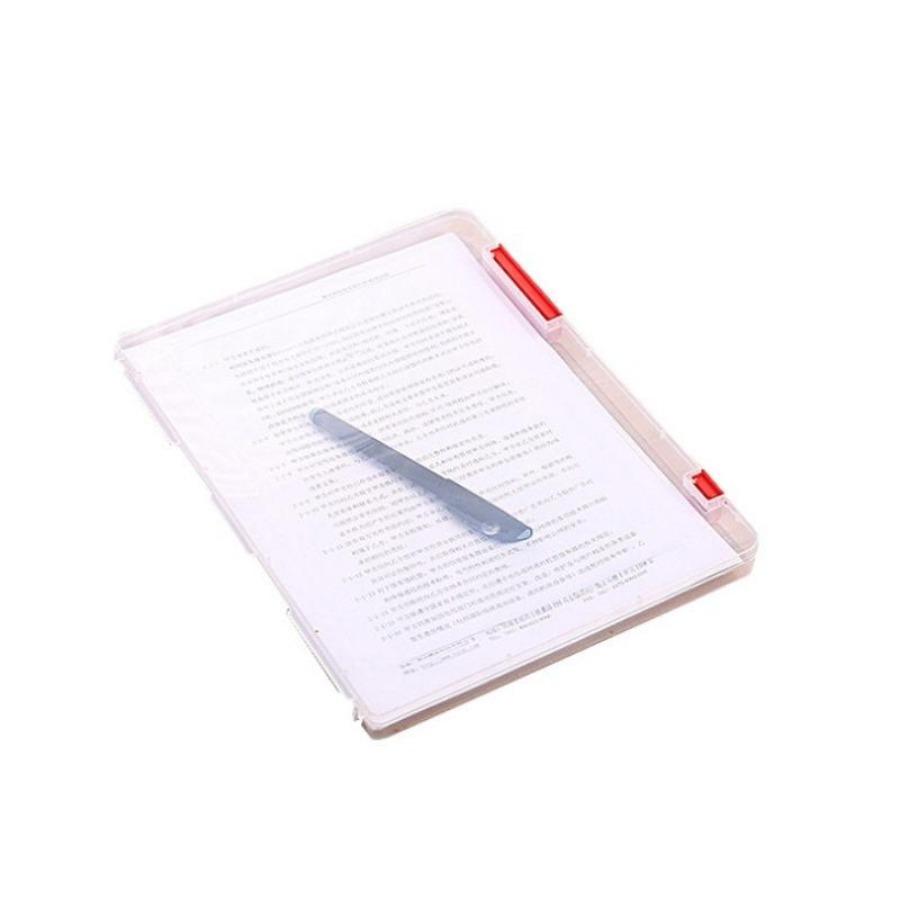 

Портативная папка Пластиковая коробка для хранения документов формата А4 Сортировка и организация Коробка для хранения документов красный