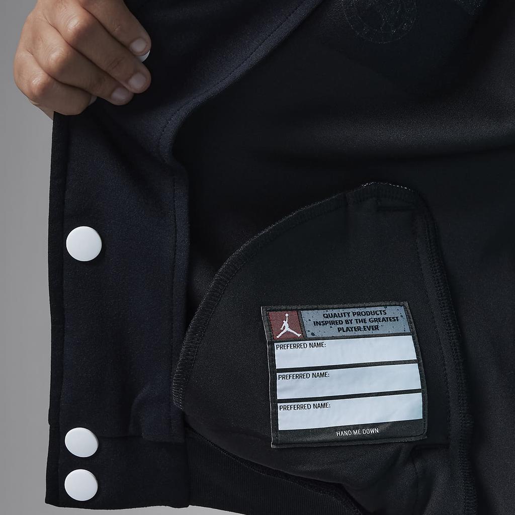 Jordan Soft Knit Hooded Casual Jacket Kids Jackets Black HQ7075-010