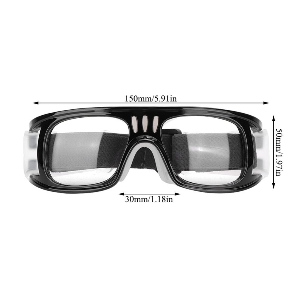 Adjustable Strap Protective Glasses Shock Lens Sports Goggles  Basketball Training