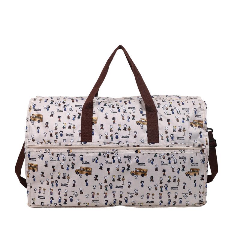 

2025 spot Japan new foldable travel bag cartoon casual handbag versatile shoulder bag clothes collection светло-коричневого