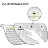 Cats Litter Baffle PVC Material Emptying Easy Disassemble Cat Housebreaking Pet Accessories Cat Supplies Litter Box Accessory