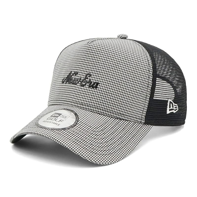 

[New Era] golf mesh cap 9FORTYA-FRAME houndstooth white/black FREE GF 940AFTR HOUNDTOOTH BLK 251 14391365 NER36G5247