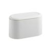 1Pcs Press Top Mini Desktop Trash Can Small Space Saving Waste Bin for Office Desk Stylish Table Garbage Container