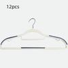 Plastic Clothes Hanger Non-Slip Adult Home Use Wardrobe Hanger for Bedroom Balcony Drying Garment Rack