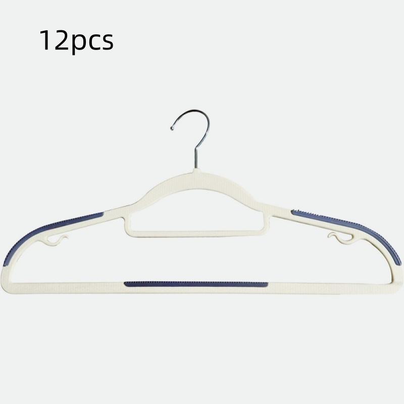 Plastic Clothes Hanger Non-Slip Adult Home Use Wardrobe Hanger for Bedroom Balcony Drying Garment Rack