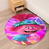 Trolls Printed Round Rug Carpet Chair Rug Area Rug Entryway Doormats,for Office Chair Living Room Bedroom Kitchen Room.